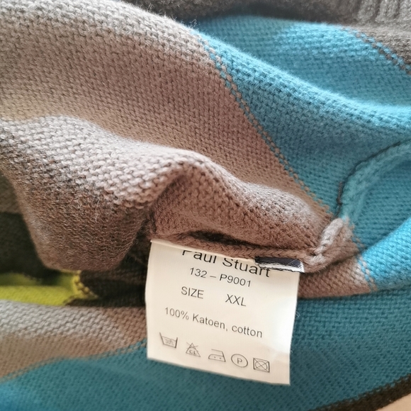 Paul Stuart Striped Cotton Sweaters - Picture 8 of 8